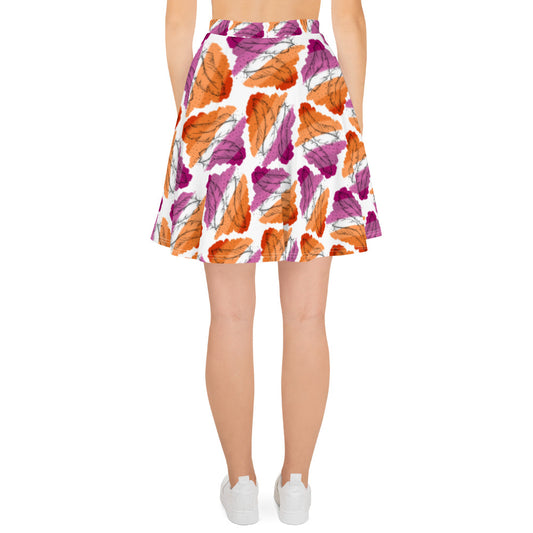 Lesbian Feather Skater Skirt