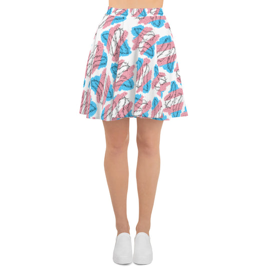 Transgender Feather Skater Skirt