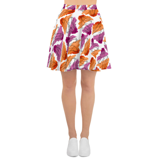 Lesbian Feather Skater Skirt