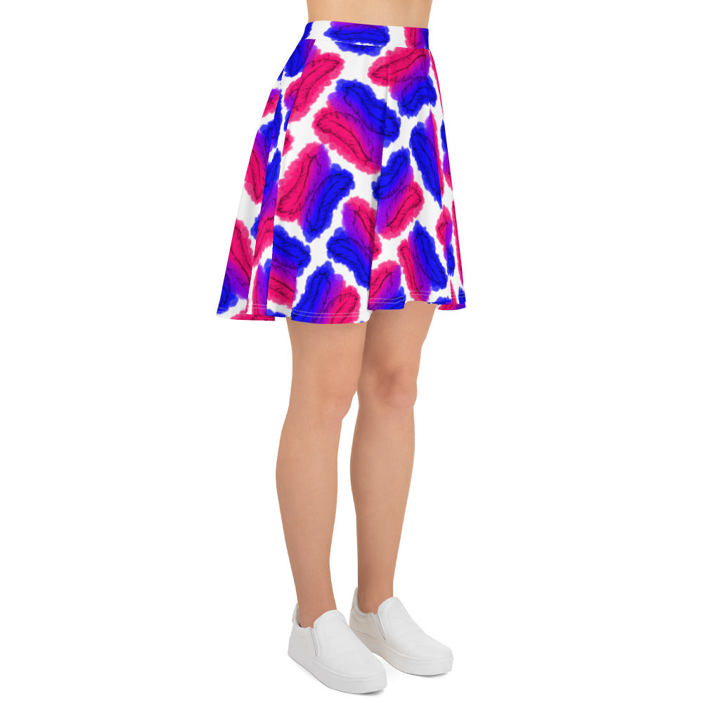 Bisex Feather Skater Skirt