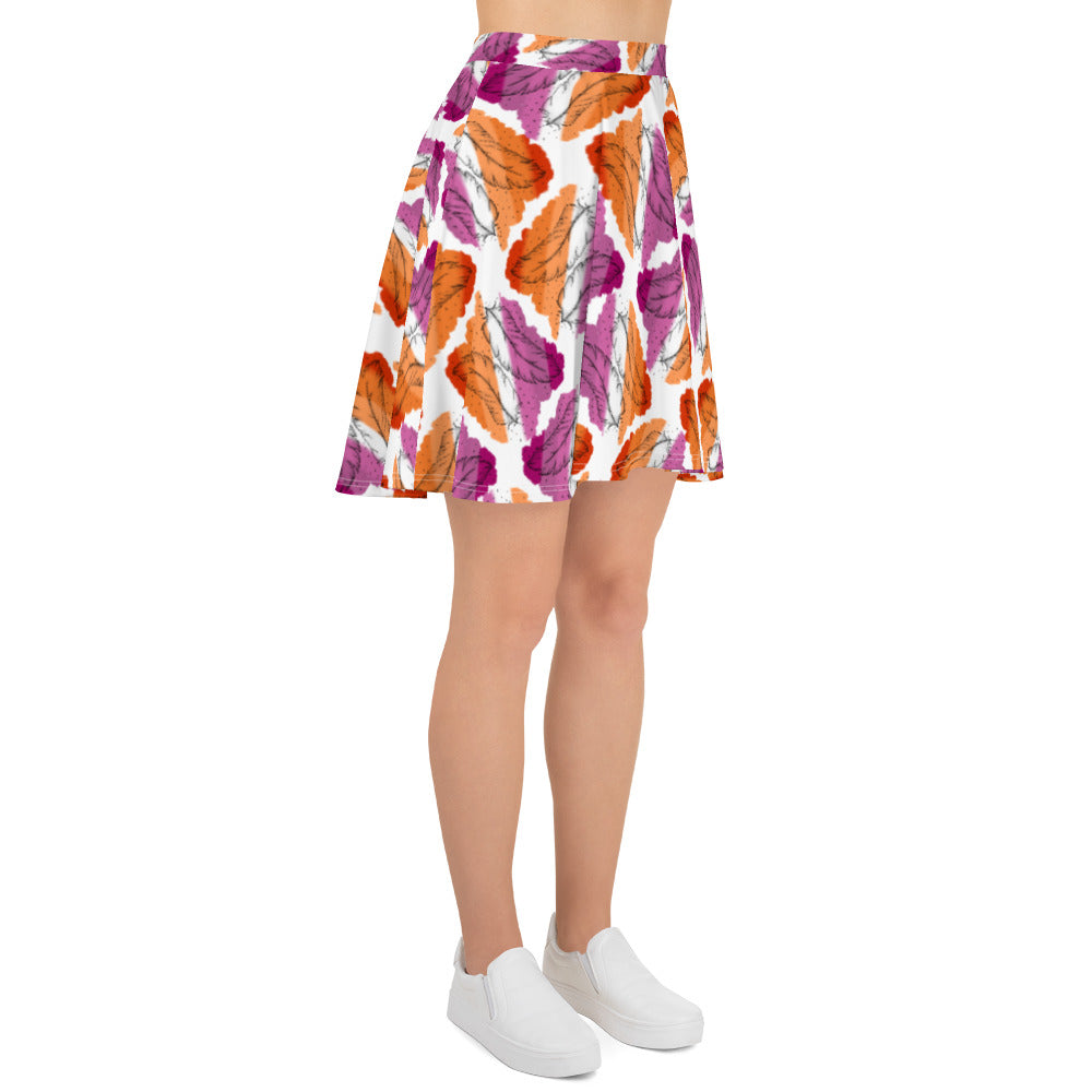 Lesbian Feather Skater Skirt