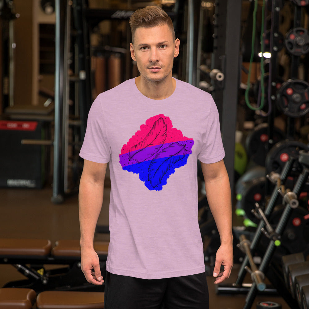 Bisex Feather Short-sleeve unisex t-shirt