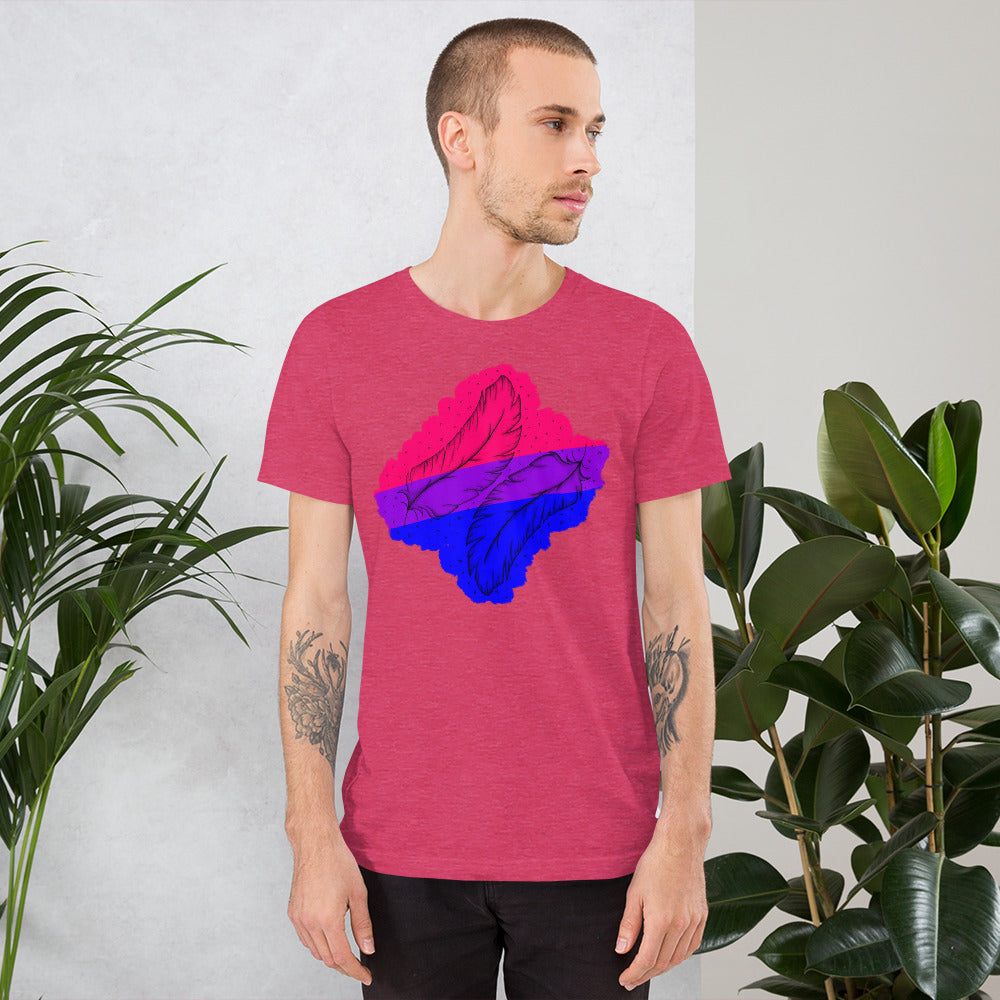 Bisex Feather Short-sleeve unisex t-shirt