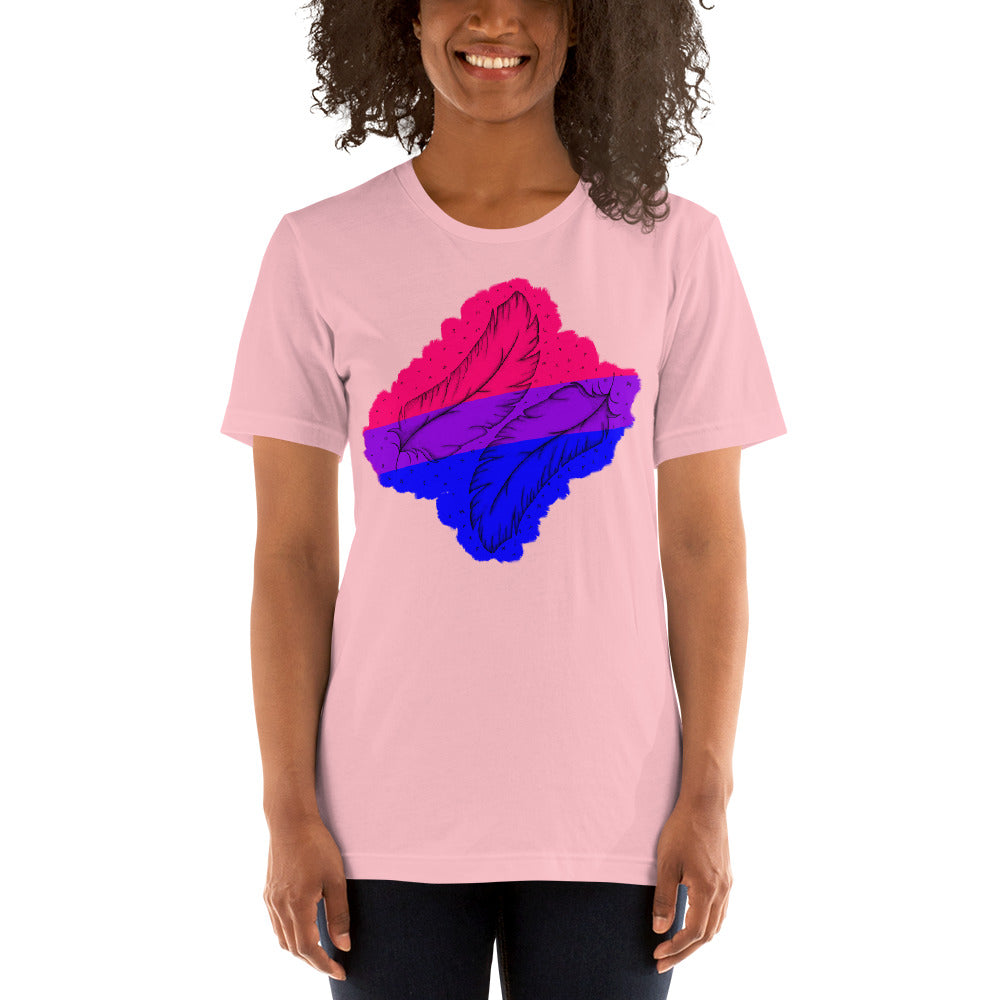 Bisex Feather Short-sleeve unisex t-shirt