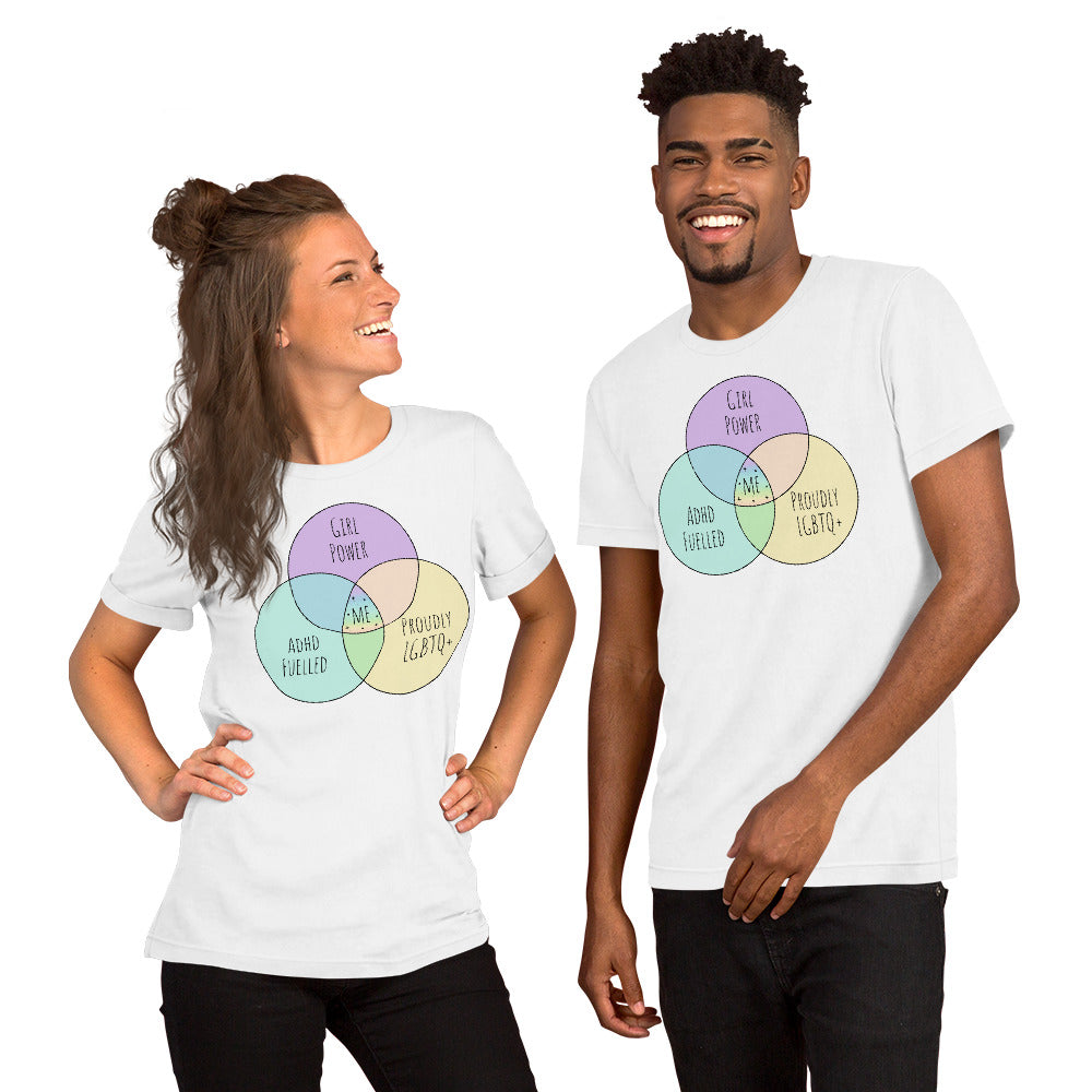 ADHD & LGBTQ+ unisex t-shirt