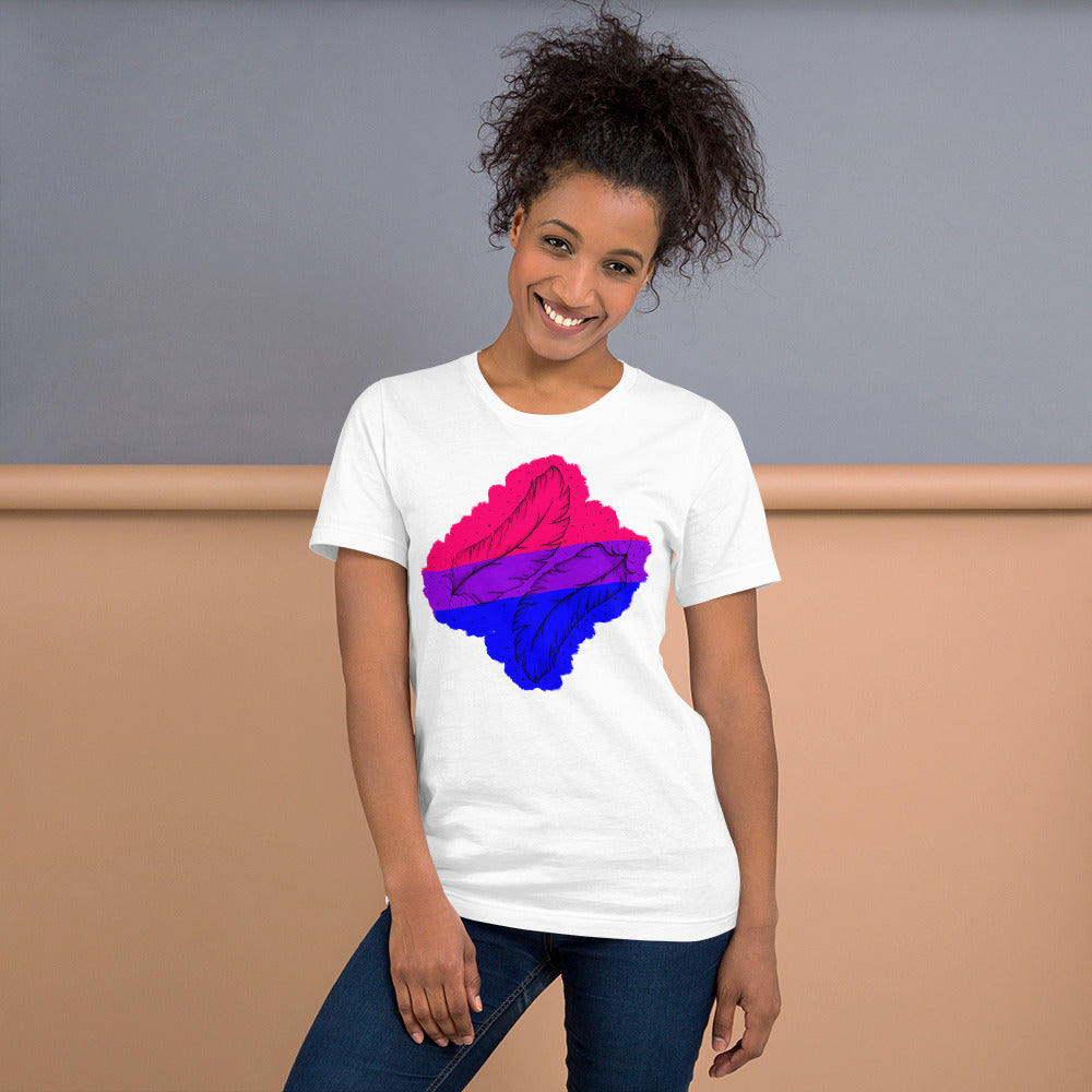 Bisex Feather Short-sleeve unisex t-shirt