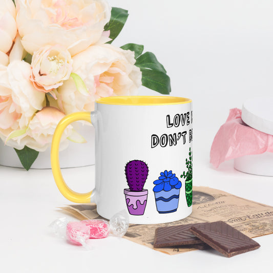 Love is Love, don't be a pr*ck colour mug