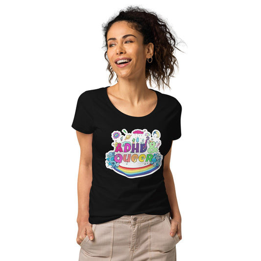 ADHD & Queer Women’s basic organic t-shirt