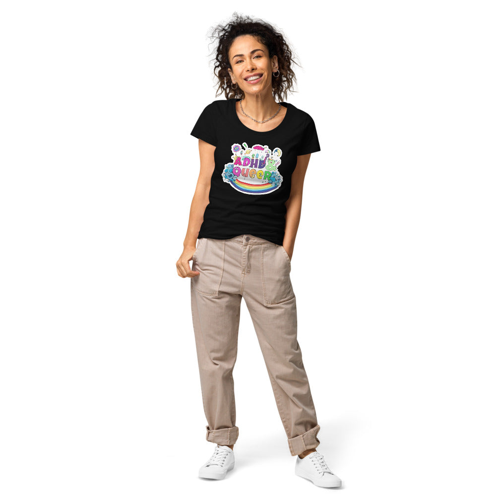 ADHD & Queer Women’s basic organic t-shirt