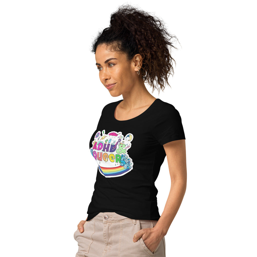 ADHD & Queer Women’s basic organic t-shirt