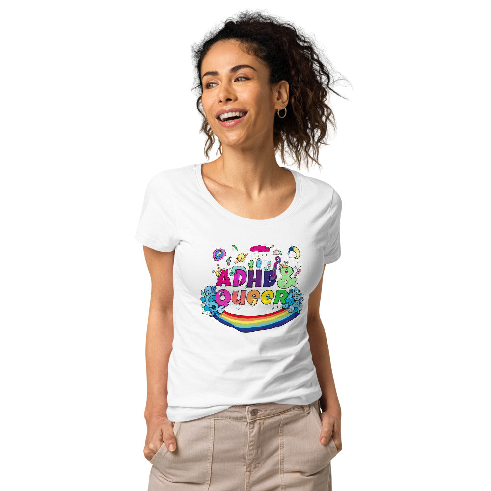 ADHD & Queer Women’s basic organic t-shirt