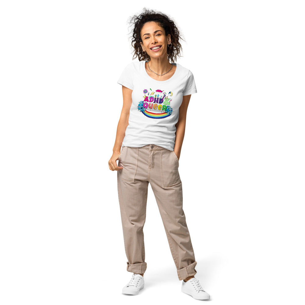 ADHD & Queer Women’s basic organic t-shirt