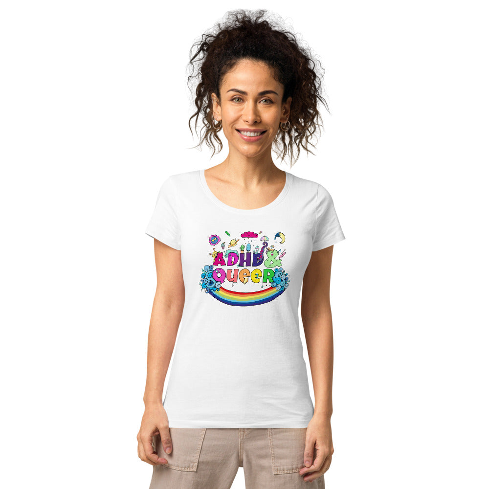 ADHD & Queer Women’s basic organic t-shirt