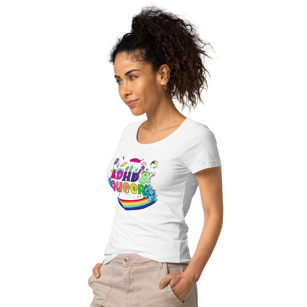 ADHD & Queer Women’s basic organic t-shirt
