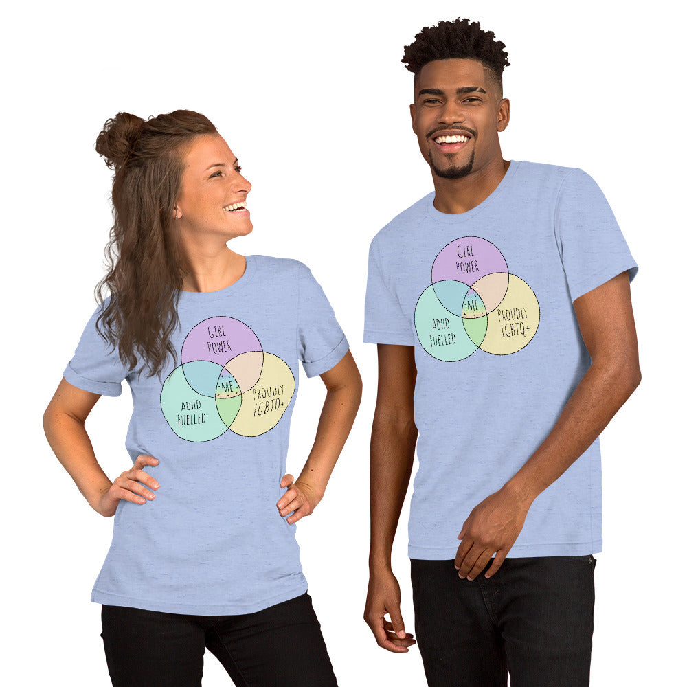 ADHD & LGBTQ+ unisex t-shirt