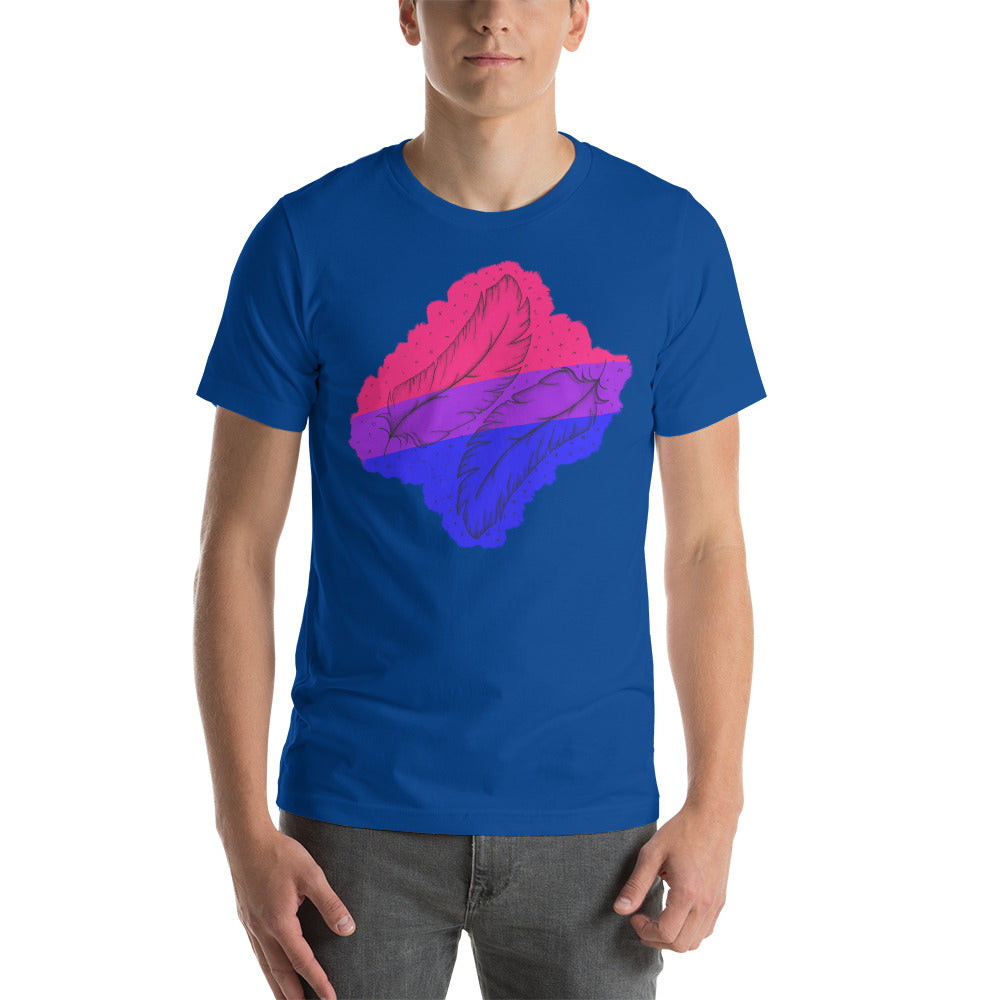 Bisex Feather Short-sleeve unisex t-shirt