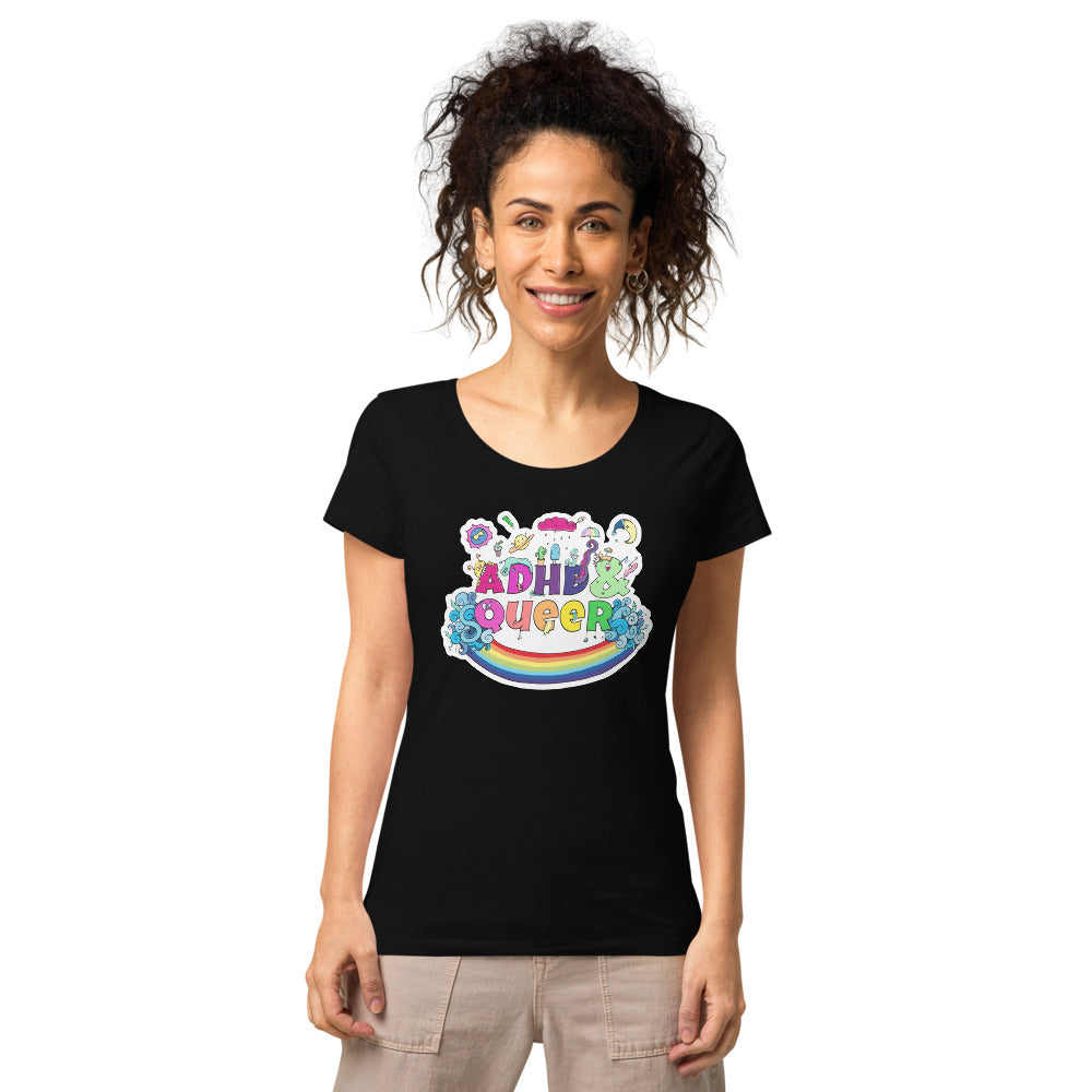 ADHD & Queer Women’s basic organic t-shirt
